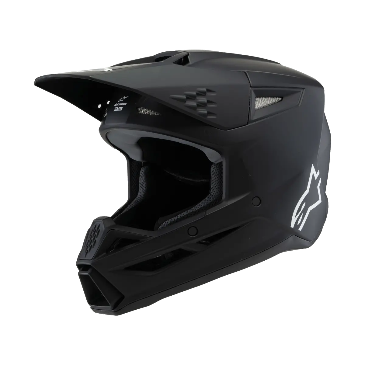 Alpinestars Youth Helmet Sm3 Matte Black 1
