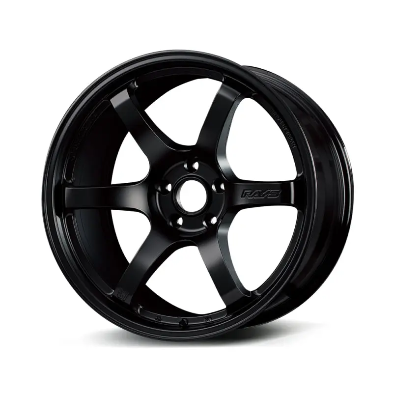 Gram Lights 57Dr 19X8.5 +35 5X114.3 Semi Gloss Black Wheel 1