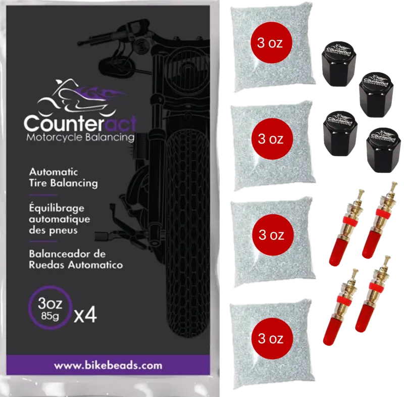 Counteract Motorcycle Balancing Bead Shop Pack (4) 3Oz Bags 1