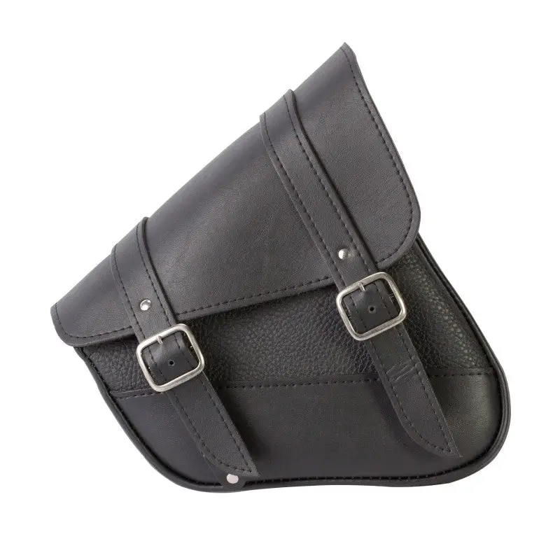 Willie & Max Hd Sportsters, Custom Hard Tails Swingarm Bag Dual Shock(10.5Inlx11.5Inwx4.5Inh)- Black 1