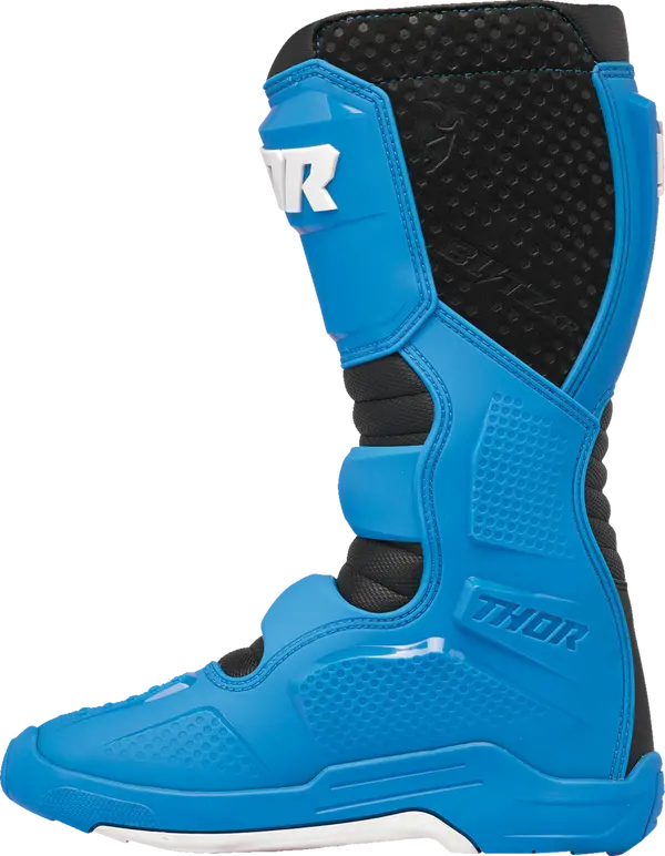 Thor Blitz Xr Kids Youth Motocross Boots Blue Black 3