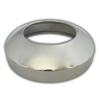 Chrome Hubcap With Inspection Hole 8” 1