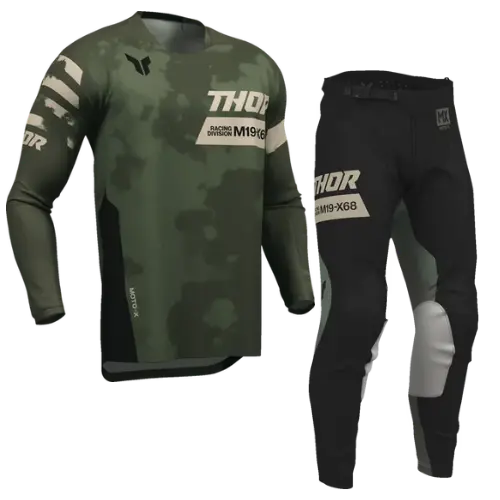 2026 Thor Launchmode Bleach Kit Combo Black Camo 1