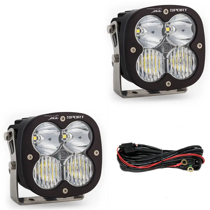 Baja Designs Jeep Jl/Jt Rubicon Steel Bumper Led Light Kit Xl Sport 1