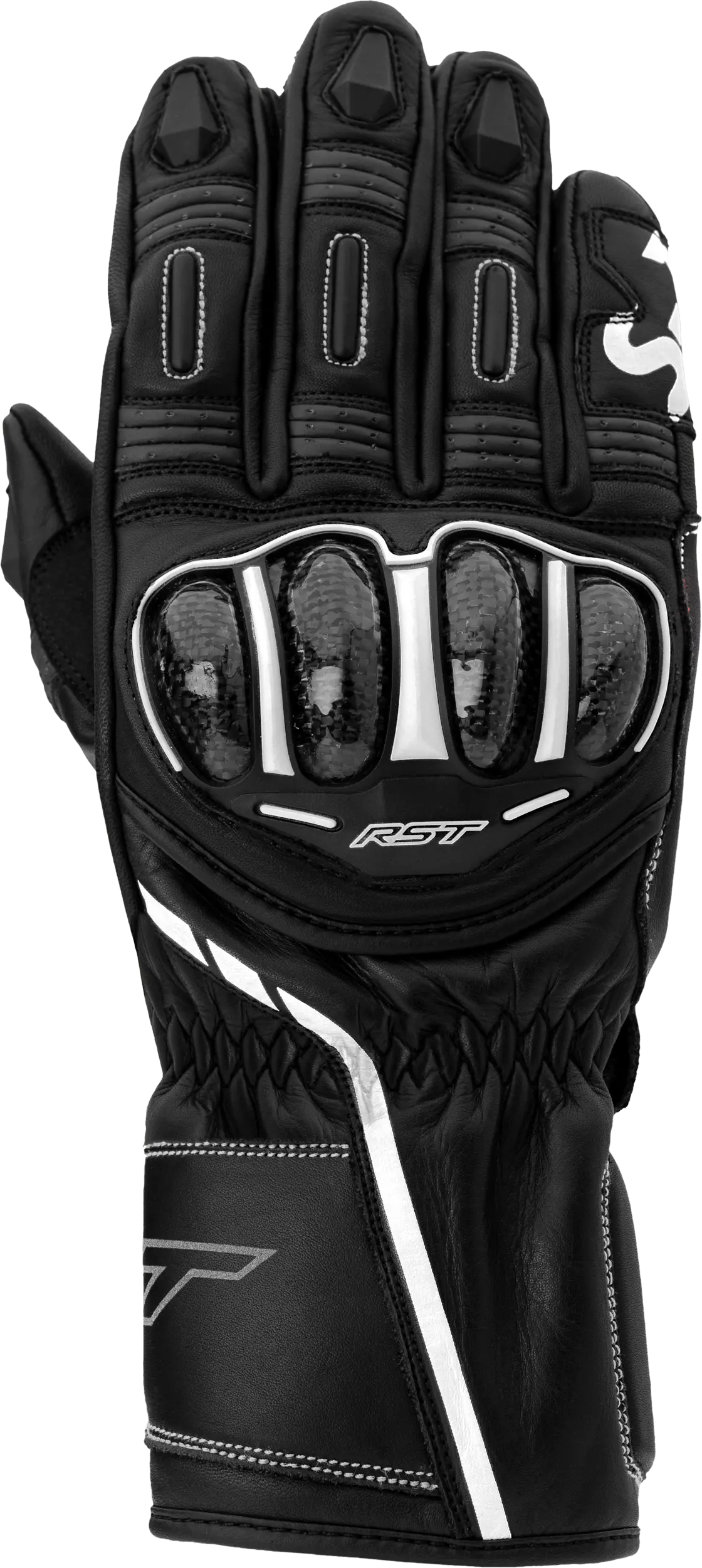 Rst S1 Ce Glove Black/Black/White Xs 103033Whi-07 1
