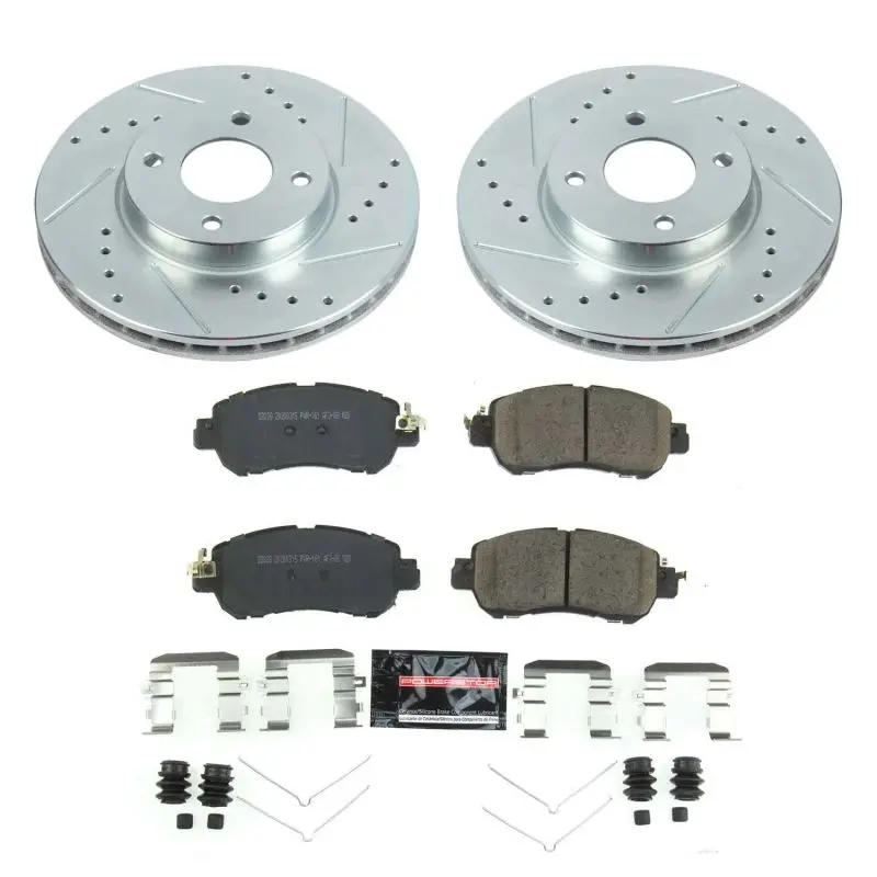 Power Stop 18-19 Nissan Kicks Front Z23 Evolution Sport Brake Kit 1