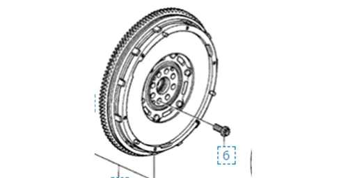 Oem Honda Flywheel Bolt Kit - J32a3 1