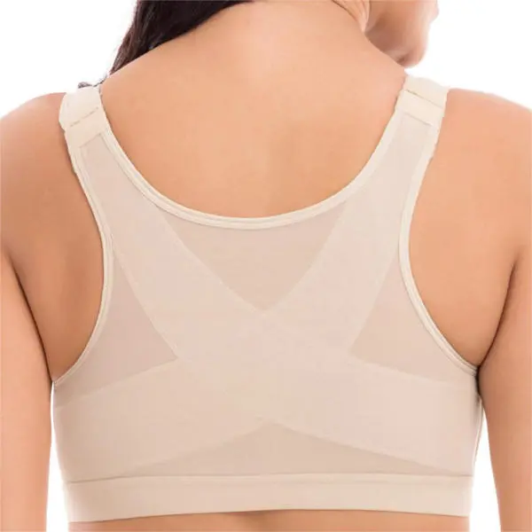 Front Closure Shockproof Adjustable Strap Buckle Yoga Sports Bra 1