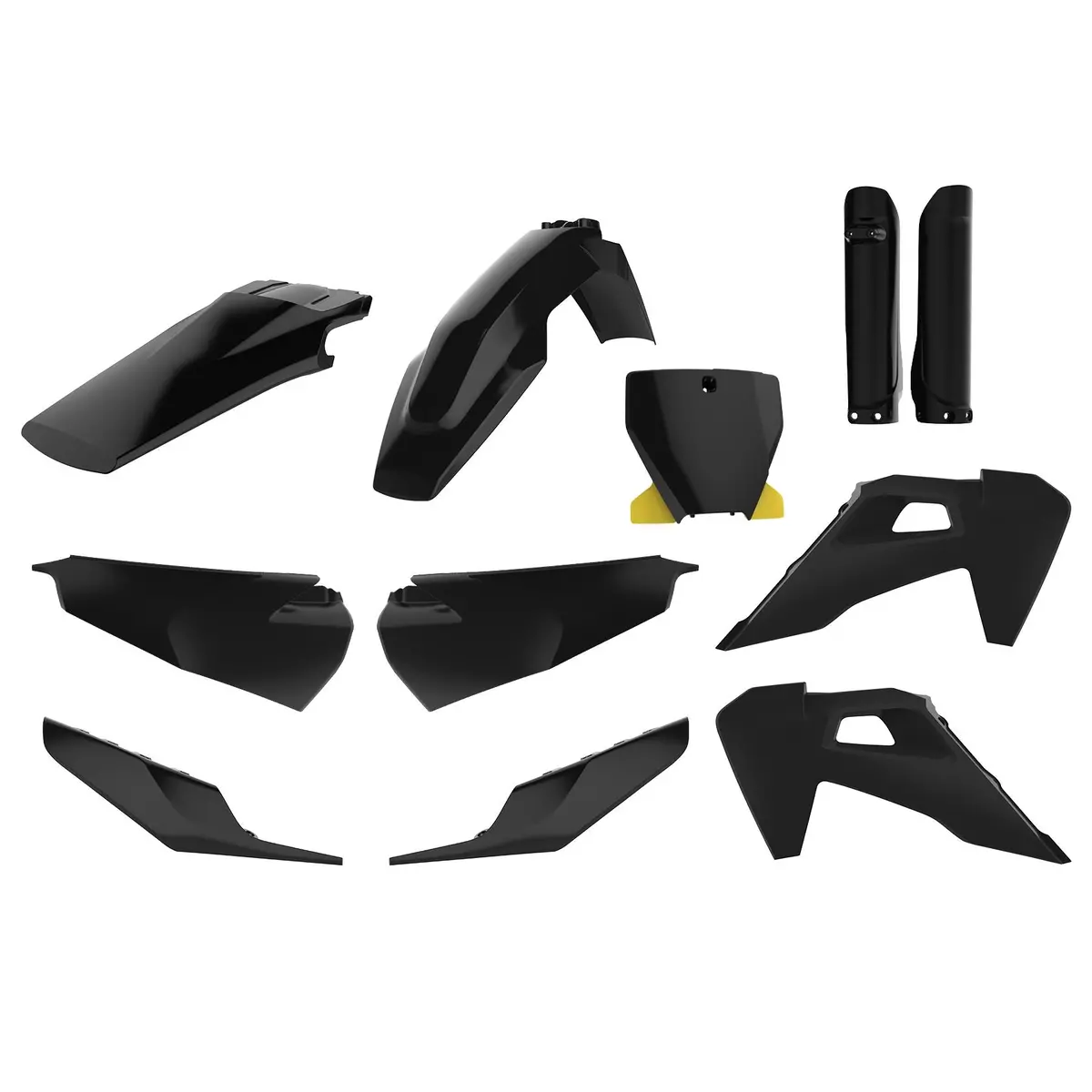Polisport Husqvarna Plastic Kit Tc Fc - Black 3