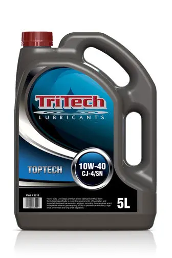 Tritech Engine Oil- Toptech 10W-40 Cj-4/Sn 1