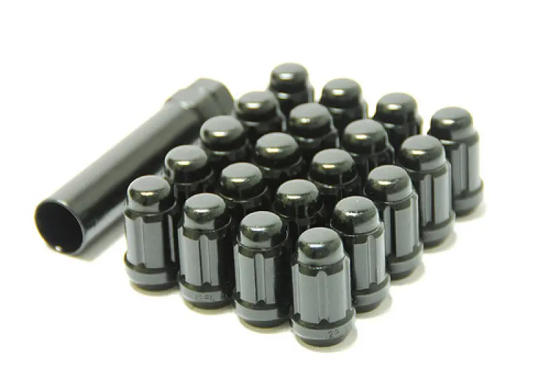 Wheel Mate Muteki Closed End Lug Nuts - Black Chrome 12X1.50 1