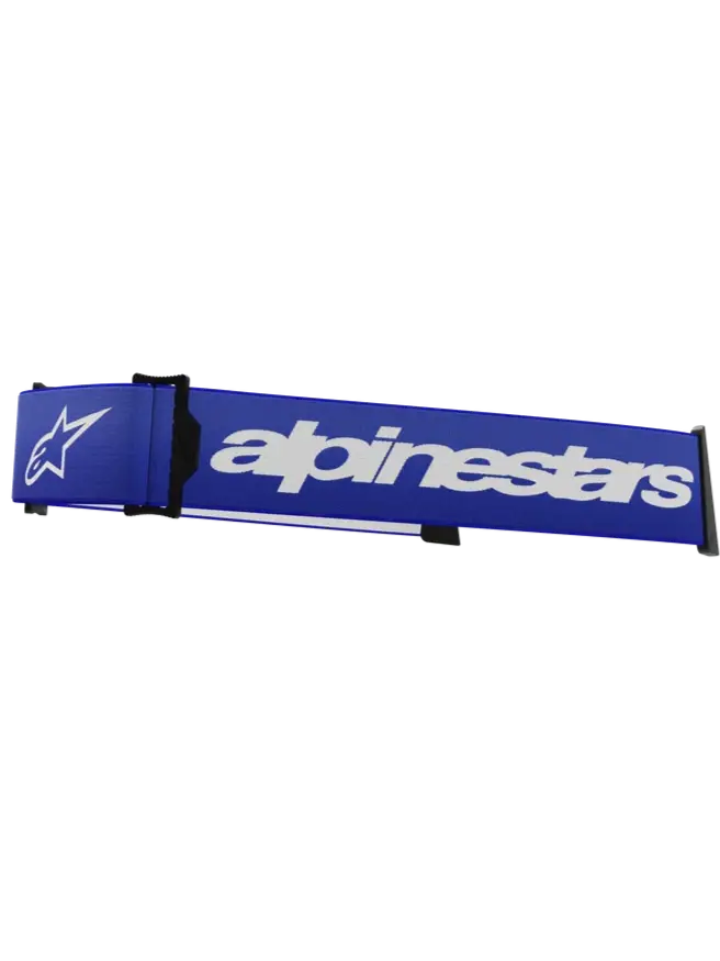 Alpinestars Supertech Goggles Strap - Blue White 1