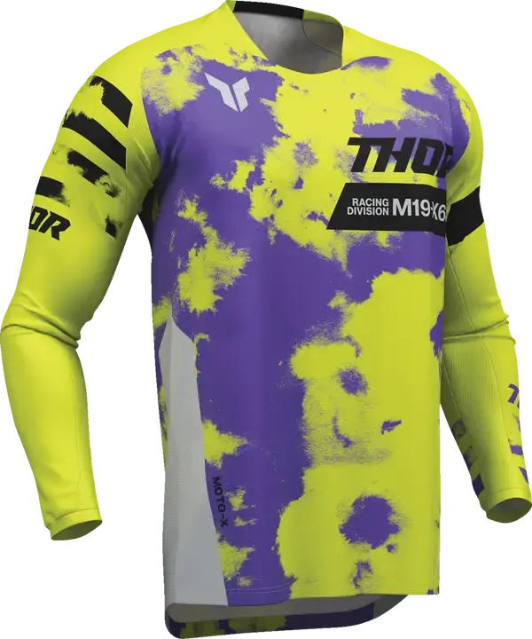 2026 Thor Jersey Launchmode Bleach Grey Acid 1