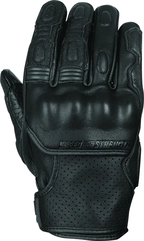 Speed And Strength Twist Of Fate Leather Gloves Black - Medium 1