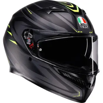 Agv Helmet K3 Syth Matte Black/Yellow Fluo Sm 2118381004-026-S 1