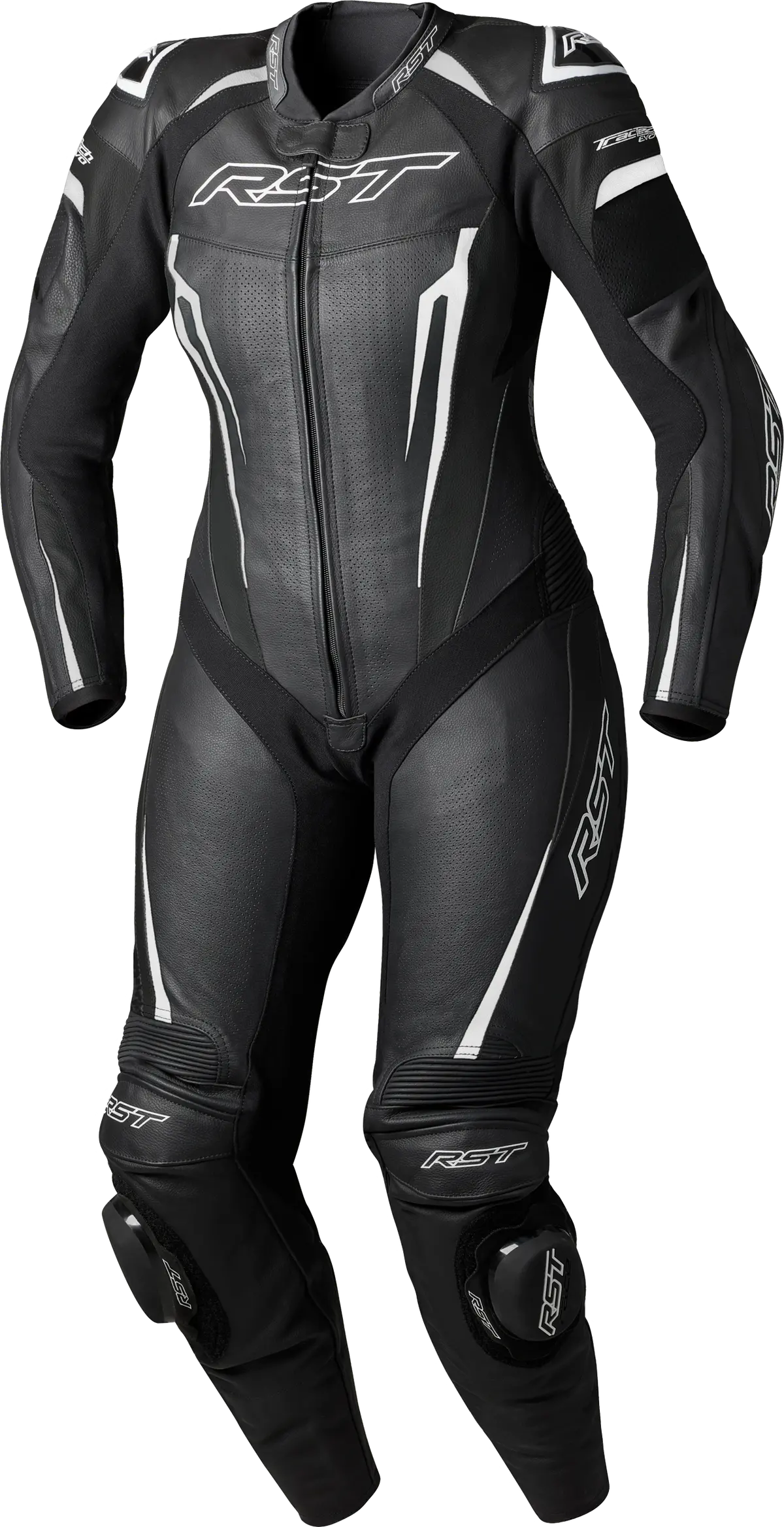 Rst Womens Tractech Evo D3o Suit Black/White Leather 3Xl 103643Whi-20 1