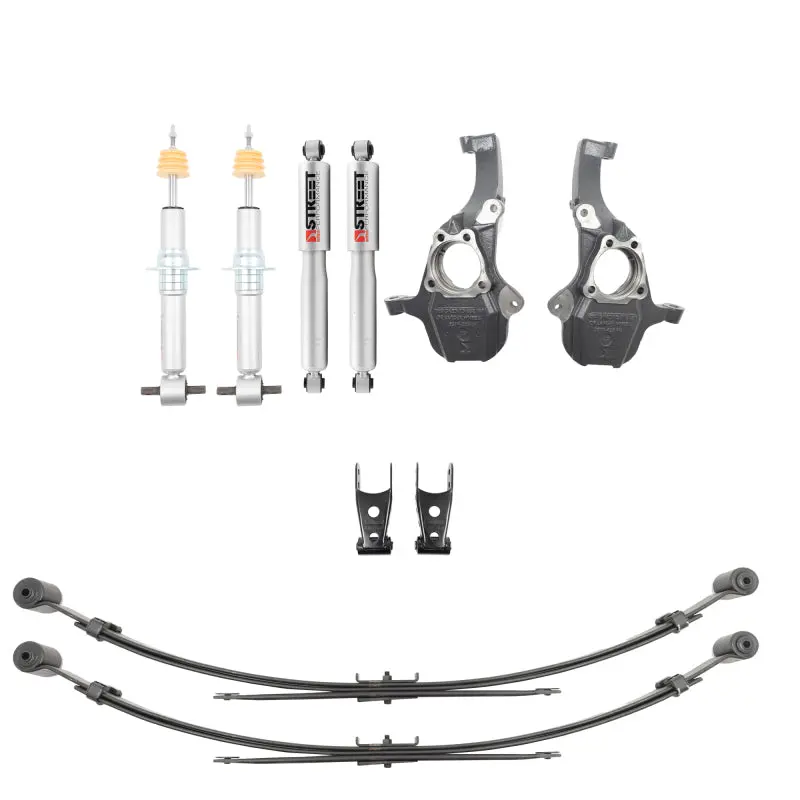 Belltech Lowering Kit 2019+ Gm Silverado/Sierra 1500 2Wd/4Wd -2-4In F / -4In R W/ Street Perf Shocks 1