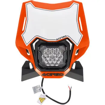 Acerbis Headlight- Vsl Lumen-X Orange/Black 2987941008 1