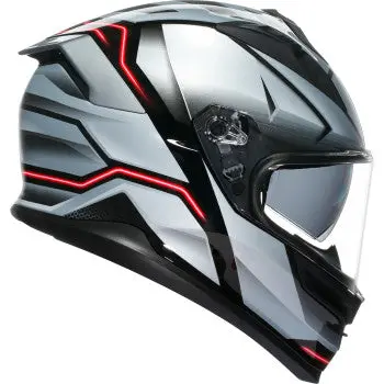 Agv Hlmt K7 Jaeger Bk/Sv 2X 2118399004-005-Xxl 2