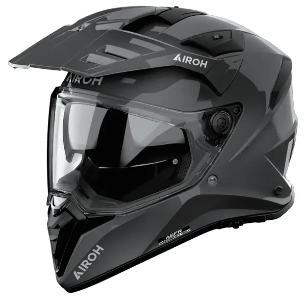 Airoh Bandit Dark Grey Gloss Adventure Helmet 1