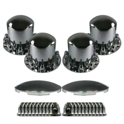 Chrome Axle Cover Kit 285Mm Pcd (2 Pieces) 1