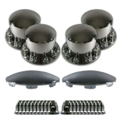 Stainless Steel Axle Cover Kit 335Mm Pcd European/Japanese 1