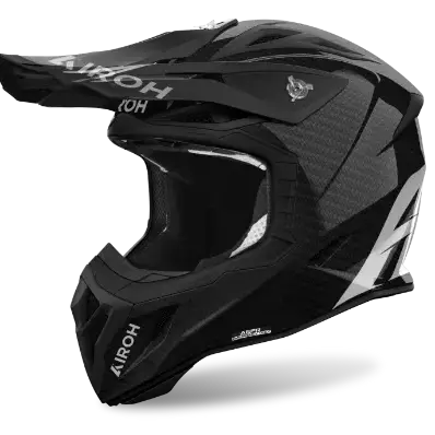 Airoh Ace 2 Full Carbon Gloss Black Mx Helmet 1