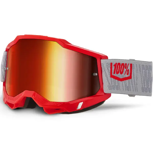100% Accuri 2 Goggle Mirror Lens - Gatorback Red 1