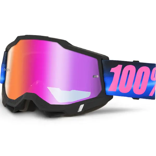 100% Accuri 2 Goggle Mirror Lens - Superdome Dark Red 1
