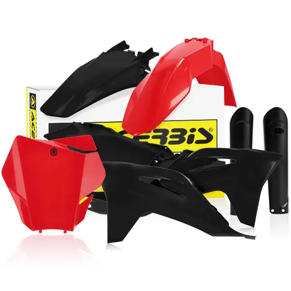 Acerbis Gas Gas Plastic Kit Mc Mcf - Red Black 1