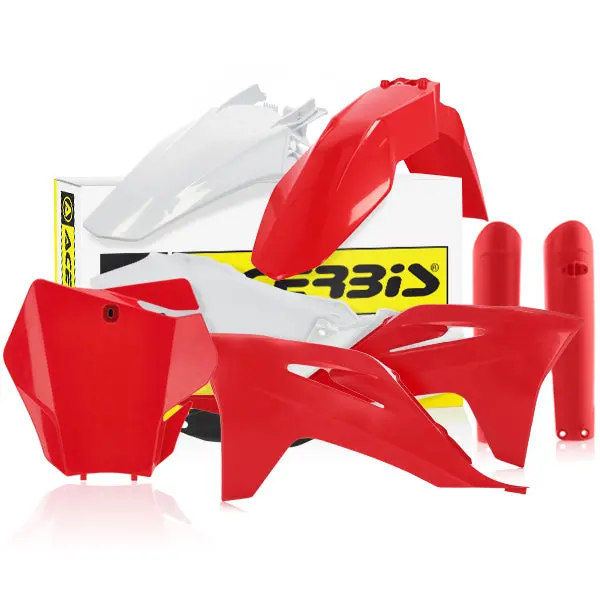 Acerbis Gas Gas Plastic Kit Mc Mcf - Red White 1