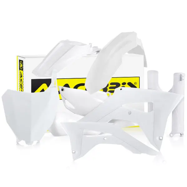 Acerbis Honda Plastics Kit Cr Crf - White 1