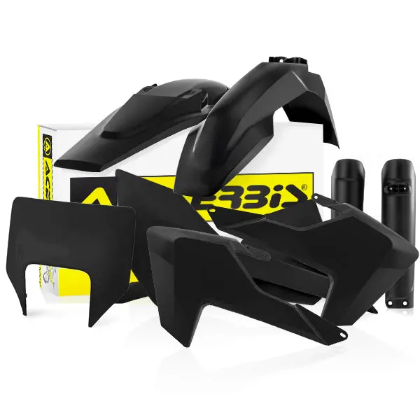 Acerbis Husqvarna Plastic Kit Te Fe - Black 1