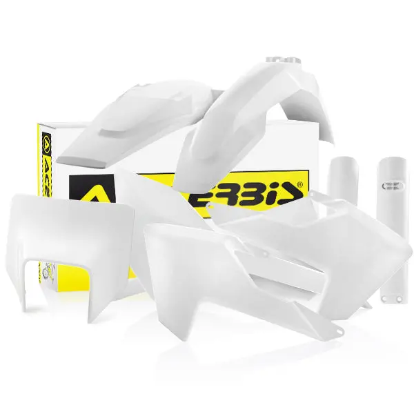 Acerbis Husqvarna Plastic Kit Te Fe - White 1