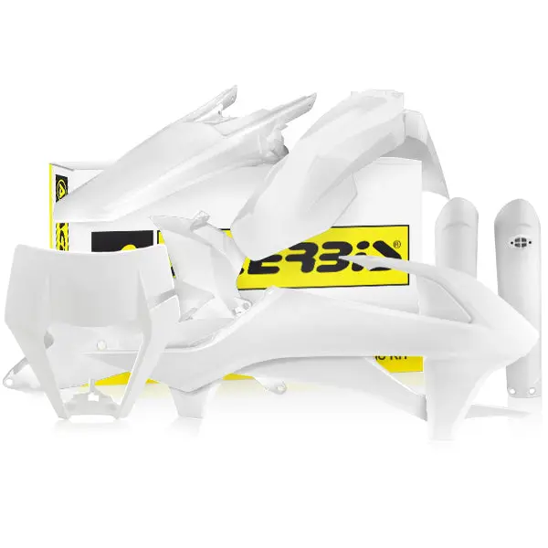 Acerbis Ktm Plastic Kit Exc Excf - White 1