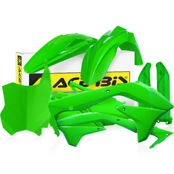 Acerbis Kawasaki Plastic Kit Kx Kxf - Green 1