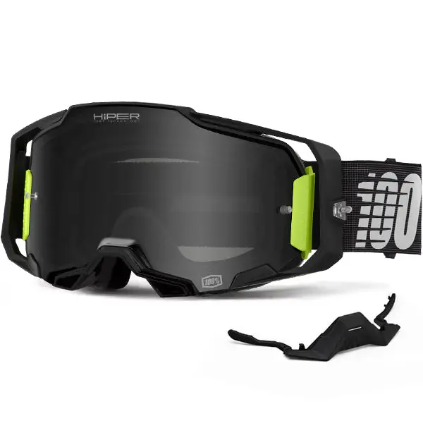100% Armega Tetsumi - Hiper Mirror Black Lens 1