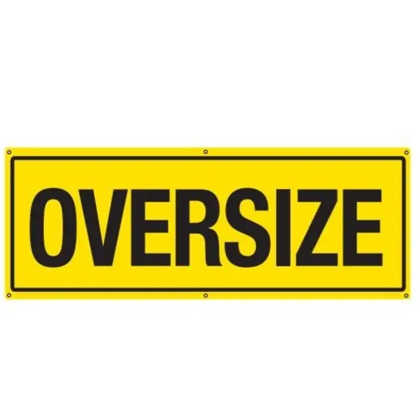 1200Mm X 450Mm - Oversize - Brass Eyelets - Banner 1