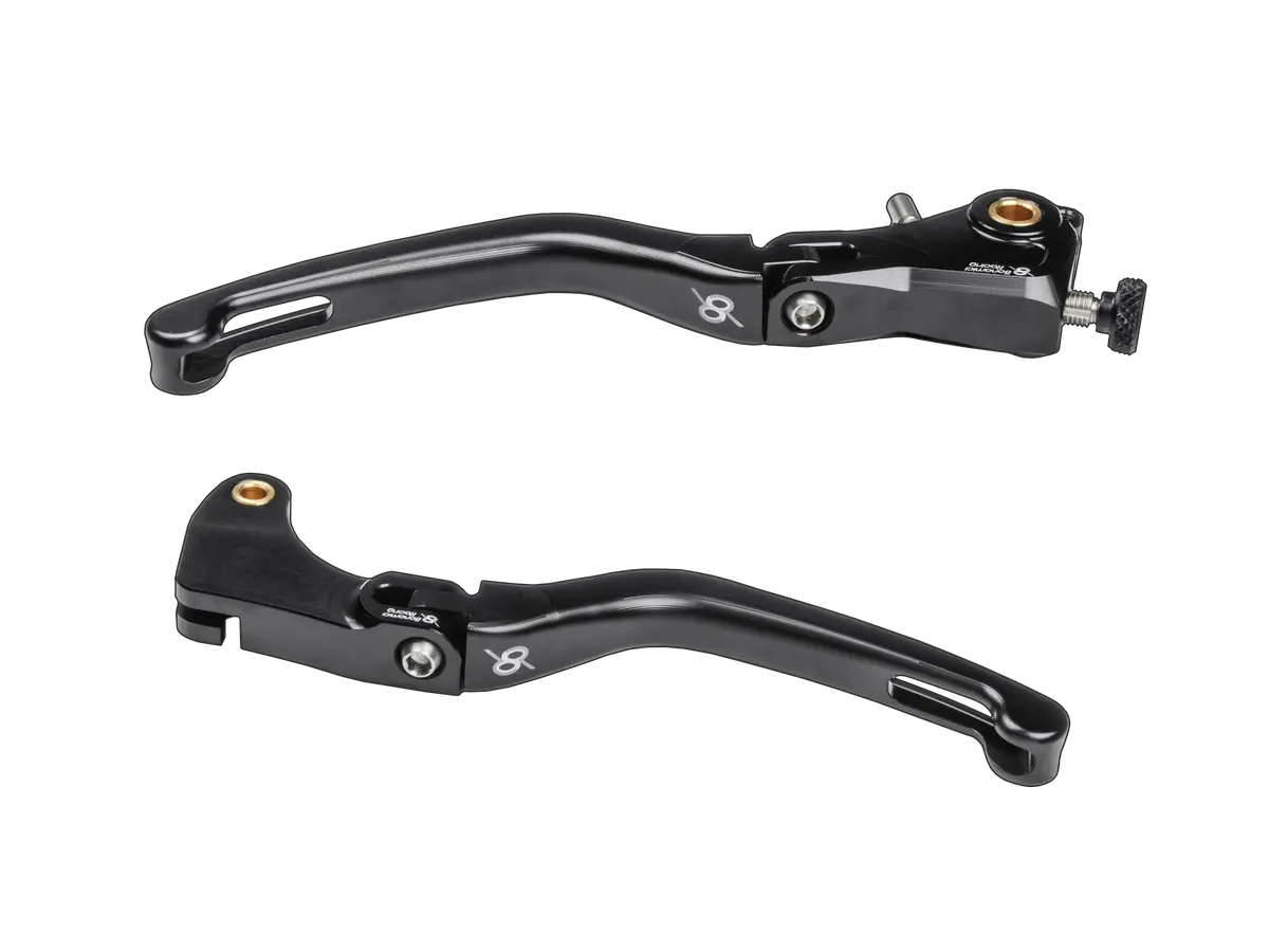 Bonamici, Yamaha, R6, (06-16), & R1, (04-14), Folding, Levers, (Black) 1