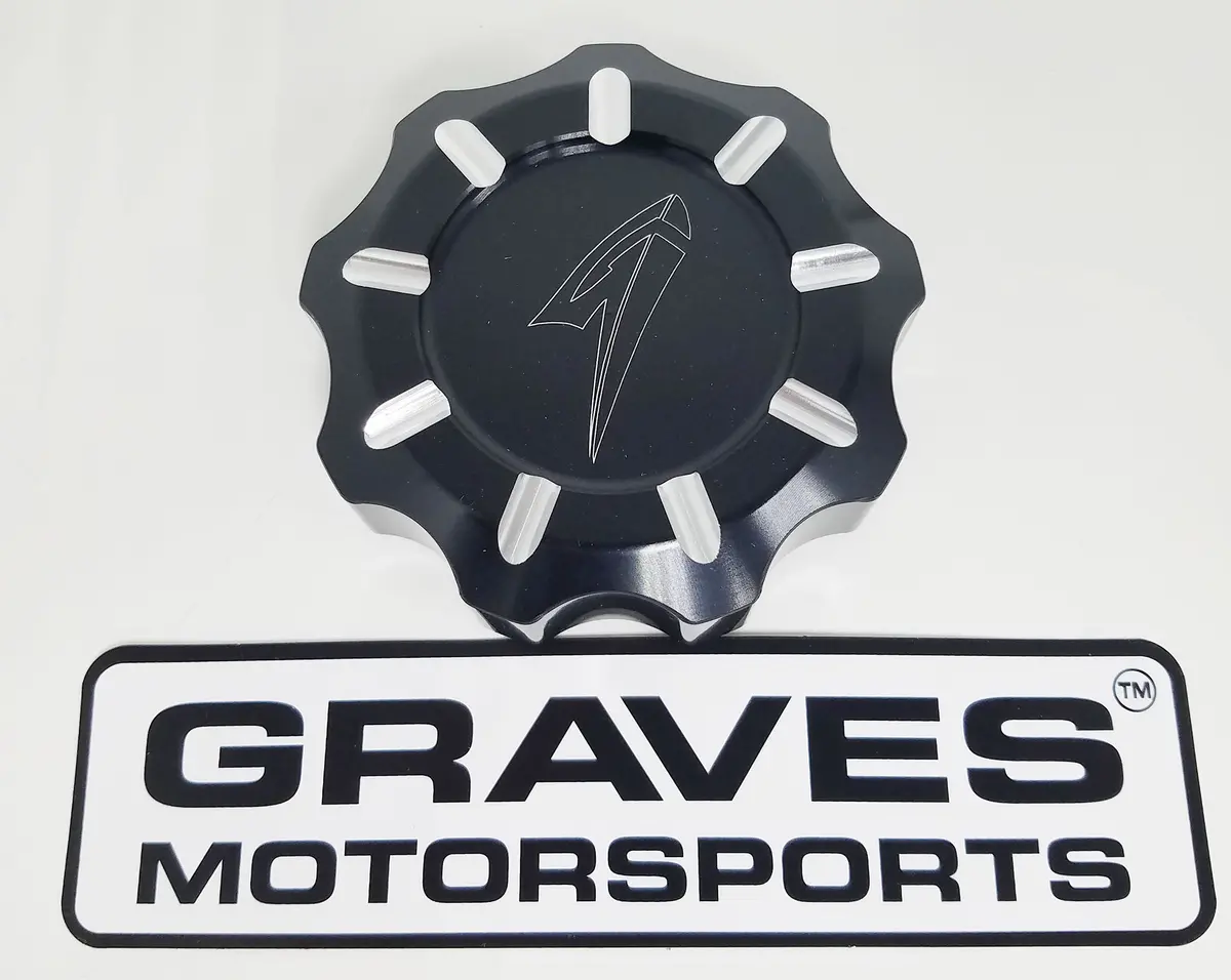 Kawasaki Teryx Krx 1000 Billet Machined Gap Cap - Black 1