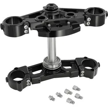 Arlen Ness Triple Tree Kit Method 7' Rake Black Touring 130-015 1