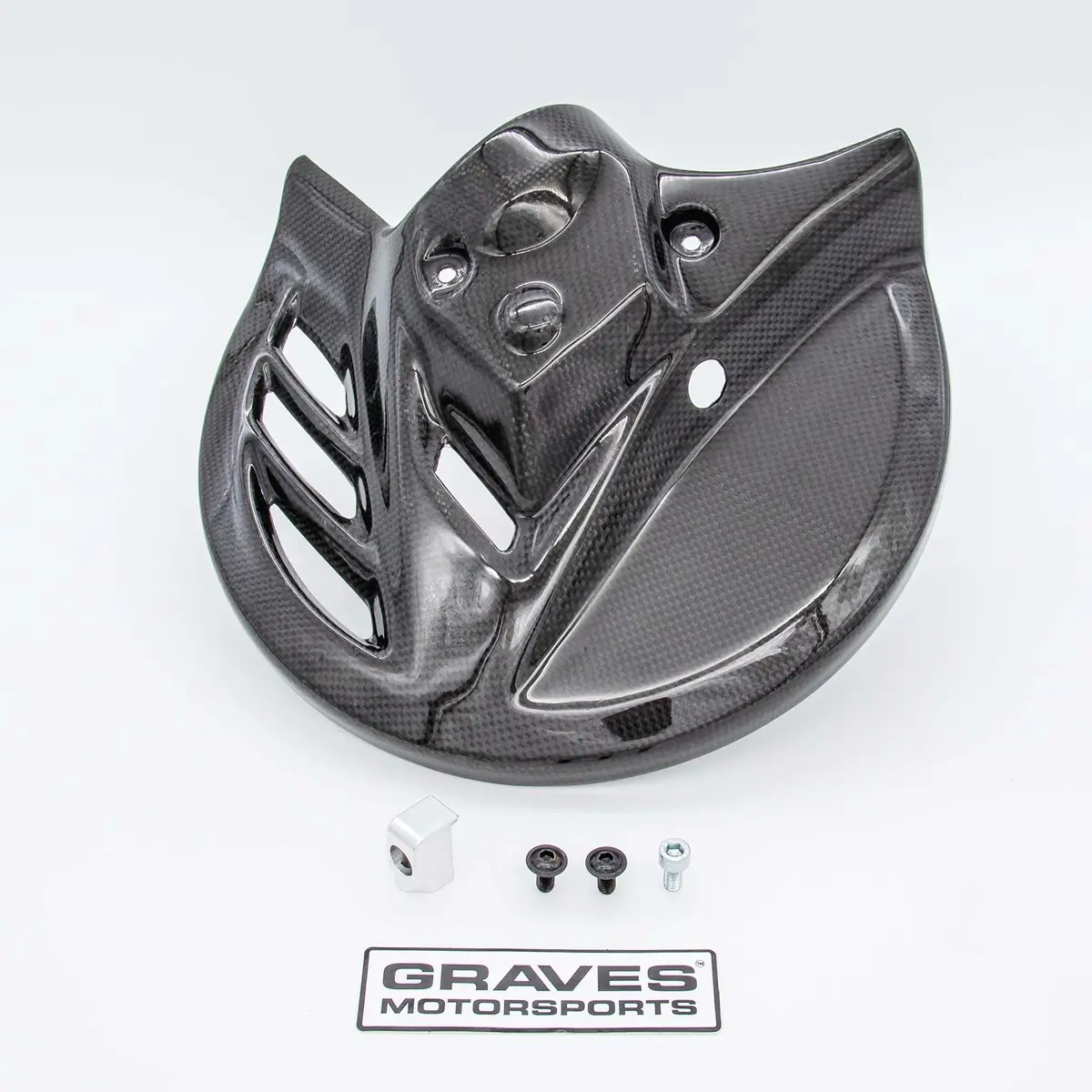Honda Crf450l / Rl / X Carbon + Kevlar Front Brake Disc Guard 1