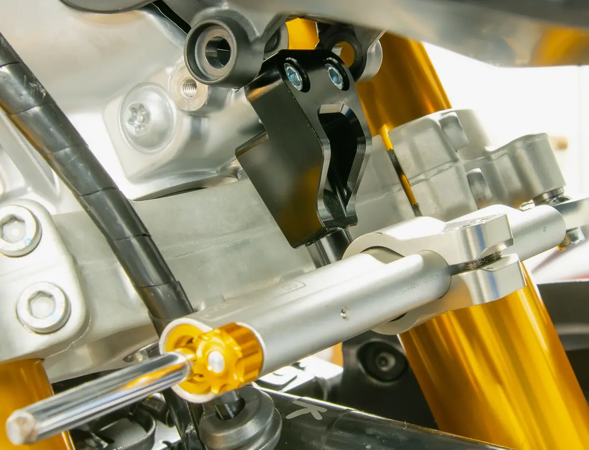 Aprilia Rs660 / Tuono 660 Works Steering Damper Mount 2