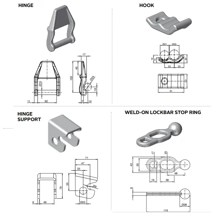 Double Acting Hinges 1
