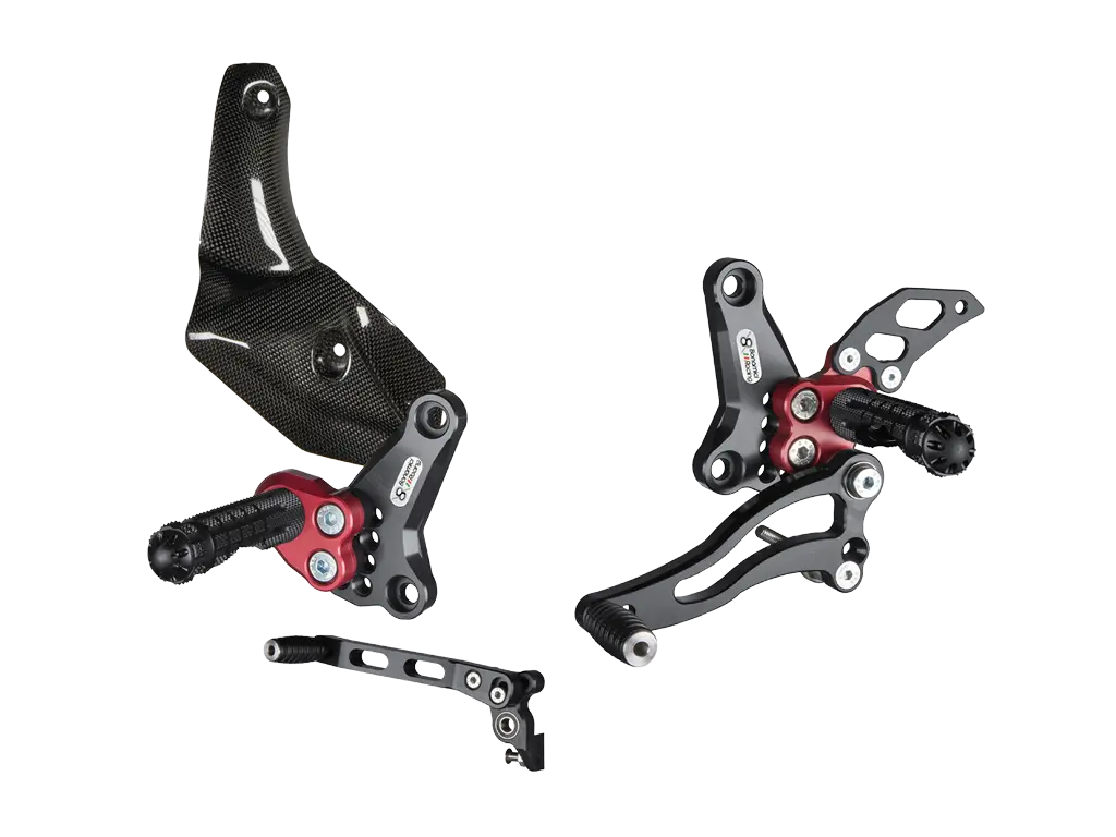 Bonamici, Ducati, Streetfighter, Rearsets, 848,/1098, (09-16), W/ Carbon, Fiber, Exhaust, Guard 1