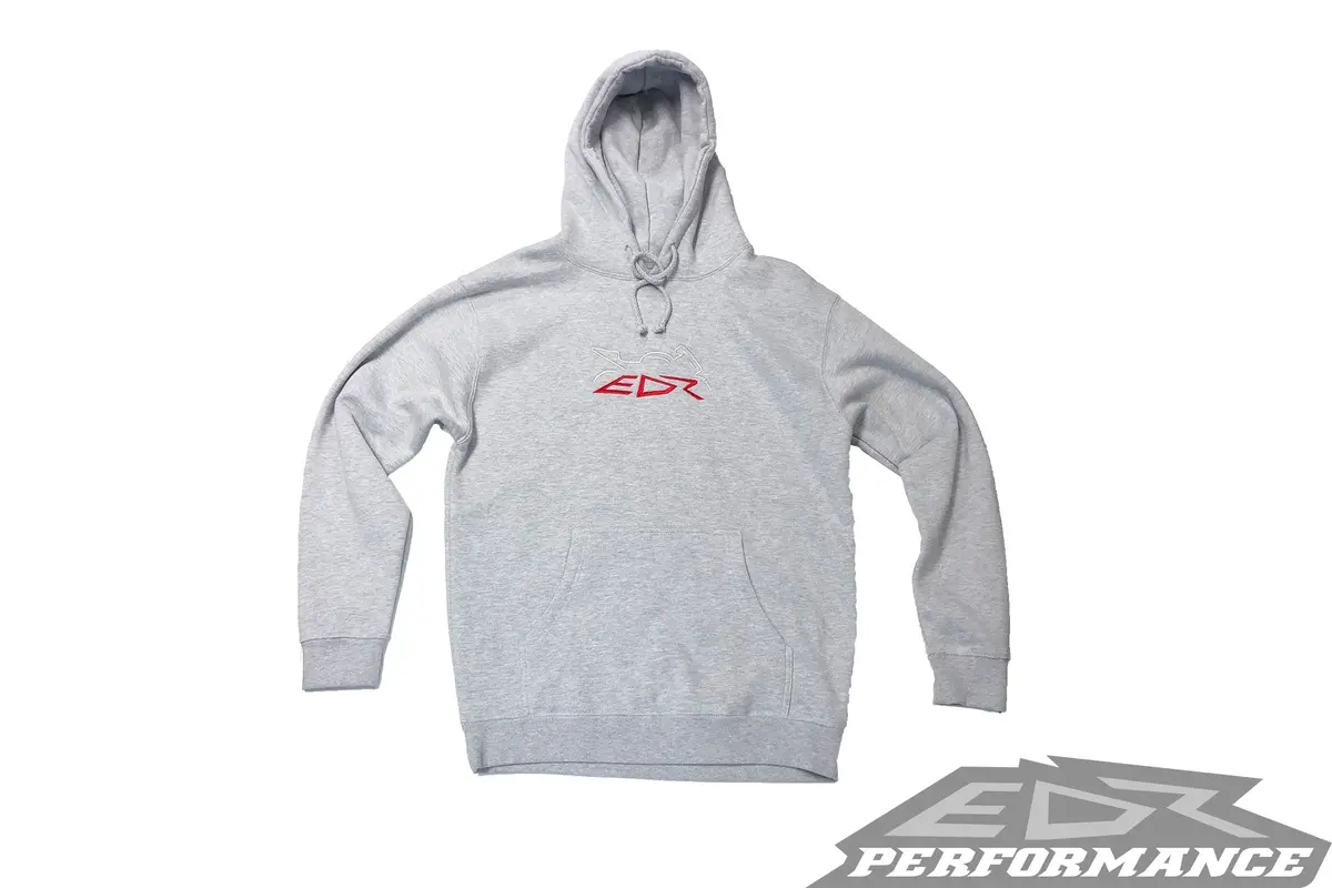 Edr Performance Heavyweight Grey Soft Hoodie 1