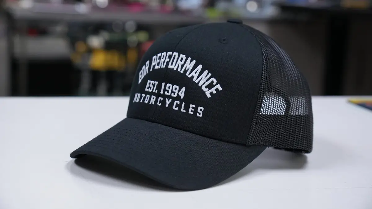 Edr Performance Trucker Snap Black Og Hat Est 1994 1