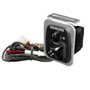 Britax Mirror Heads - Black Abs Electric Mirror Head - To Suit European Style Trucks 2