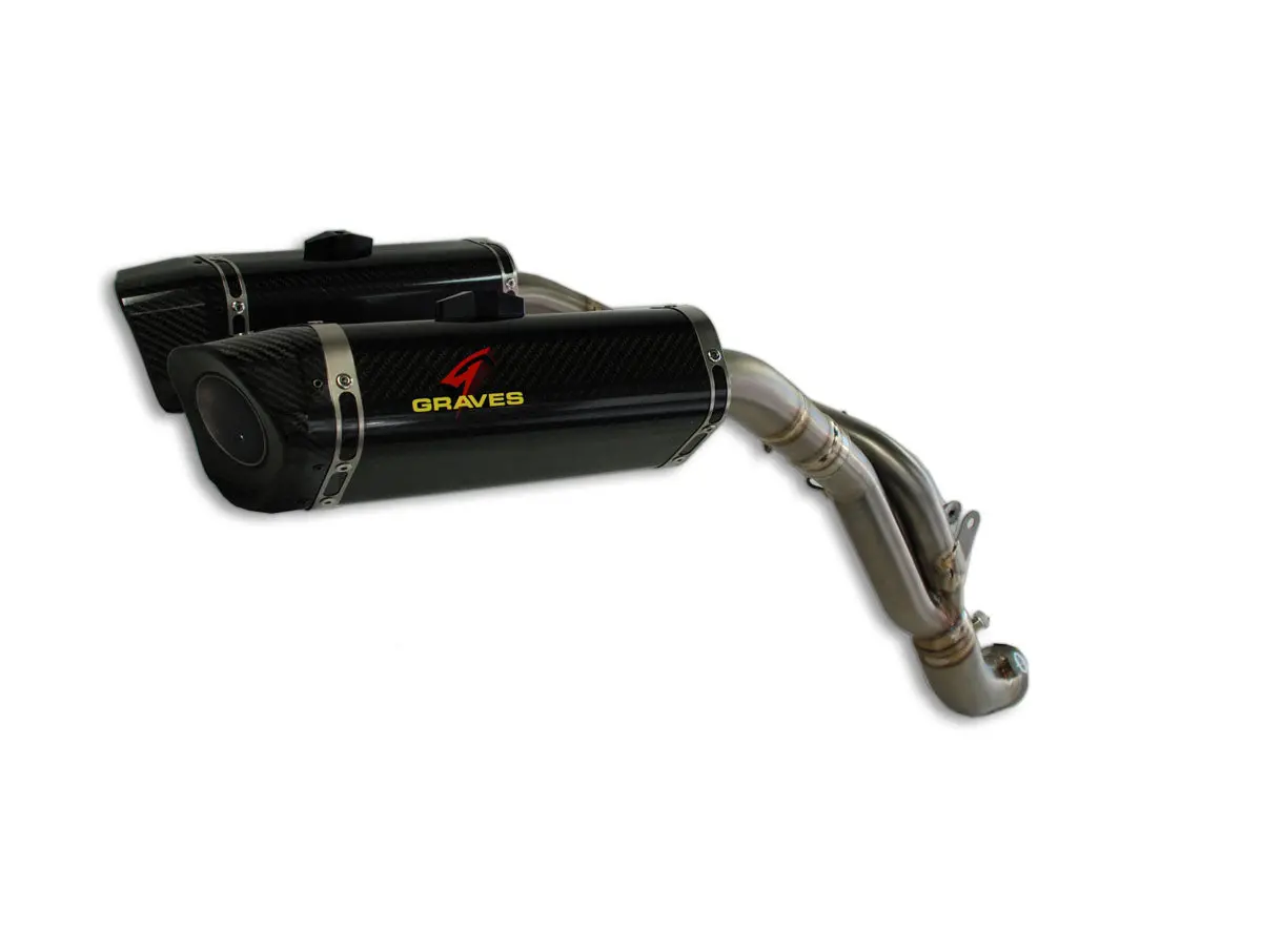 Graves Motorsports Link R1 Cat Eliminator Titanium Exhaust Yamaha R1 2009-2014 1