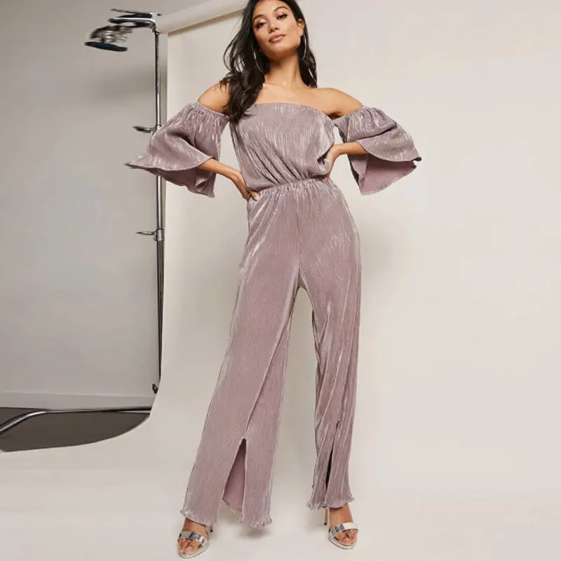 Elasticized Off-The-Shoulder Matching Set 1